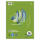Staufen Collegeblock A4 80 Bl 70g Lin 28 Green 5mm kariert mit DR