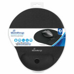 MEDIARANGE  Mousepad Gel  schwarz, ergonomisch geformtes...