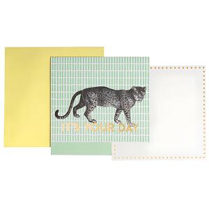 Geschenkkarte 23x23cm Torra mint, Aufschrift "Its Your Day"
