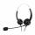 MEDIARANGE Headset Stereo mit Mikrofon - schwarz/silber