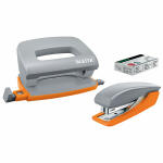 LEITZ ACCO Set Locher und Heftgerät Urban Chic grau...