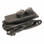 ADA IMPORT & GR  Steckdosenleiste 2fach  mit...