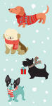 PAPER+DESIGN  Motivtaschentuch FSC-Mix  Merry Dogs 10...