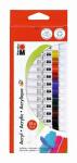 Acrylfarbe Set 12tlg. MARABU 1210 00 200