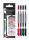MARABU  Permanent Marker Graphix  4er Set Once Upon A Time, 4 farbige Stifte mit Doppelspitze,, 1-2mm Faserspitze und extrafeine 0,5mm metallgefasste, Kunststoffspitze, hochwertige, geruchsarme,, schnelltrocknende, alkoholbasierte Tinte,, wisch- und wasse