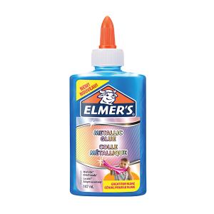 Elmers Metallic-PVA-Kleber zur Herstellung von Schleim blau 147 ml