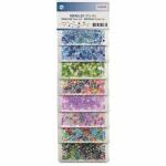 GLOREX  Rocailles Stifte Mix  40g bunt, 10 verschiedene...