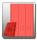 Rückenschilder, lang/breit, 61x285mm, rot