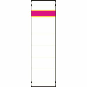 Rückenschilder, 190x61mm, weiß für Inkjet, Laser und Kopierer