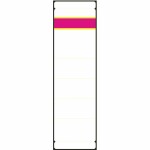 Rückenschilder, 190x61mm, weiß für...