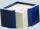 Zettelkasten memorion royalblau mit 600 Blatt
