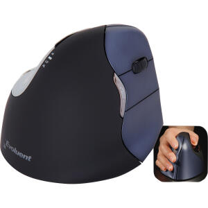 Die ergonomische Maus Evoluent4 für Rechtshänder, schnell und präzise,