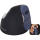 Optische PC Maus Evoluent 4 Rechtshänder ergonomisch USB-A schw/blau
