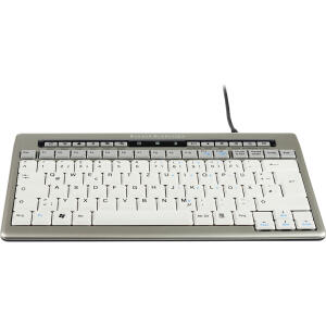 Kompakte Tastatur 840 DE, USB, Multimedia-Tasten, 2 USB-Ports,