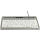 Kompakte Tastatur 840 DE, USB, Multimedia-Tasten, 2 USB-Ports,