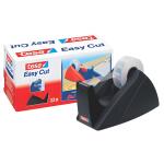 tesa Tischabroller Easy Cut - für Rollen bis 33 m x 19 mm, rot/blau