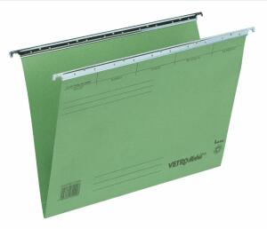 Hängemappe, A4, 270g/qm, seitlich offen, moosgrün, Maße: 315 x 240 x 0