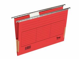 Hängemappe A4 mit Frosch rot 230g/qm Farbkarton, Beschriftungs-