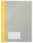 Schnellhefter A4, mit Einsteckfach, gelb, transparenter...