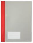 Schnellhefter A4, mit Einsteckfach, rot, transparenter...