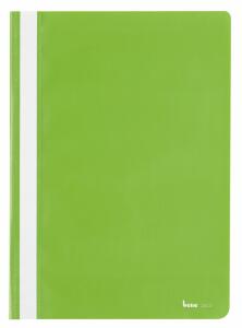 Schnellhefter A4, dokumentenecht, PP, grün, transparenter Deckel