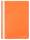 Schnellhefter A4, dokumentenecht, PP, orange, transparenter Deckel
