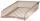 Briefkorb A4-C4, grau transparent, Außenmaß: B255 x T65 x H370,