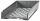 Briefkorb A4-C4, silber metallic, Außenmaß: B255 x T65 x H370,