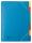 Ordnungsmappe, 7 Fächer, blau, A4, Chartreuse-Karton 390 g/m2