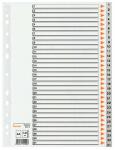 Register A4, Kunststoff, 1-31, grau, Universallochung,...