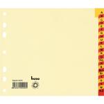 Ordnerregister, A-Z, 24 Blatt, A4 halbe Höhe,...
