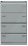 Hängeregistraturschrank 4 Auszüge silber BISLEY...