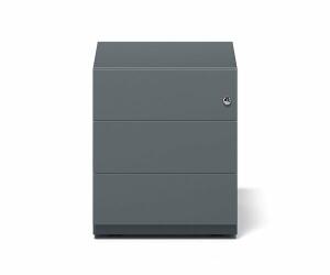 Rollcontainer 3 Laden anthrazit BISLEY NWA59M7SSS634 42x50x57cm