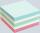 Büroring Haftnotiz Würfel pastell 75x75mm, 400 Blatt, FSC Quallität,
