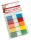 Büroring Index Haftstreifen rot, blau,grün,gelb,orange, Folie(PET)