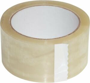 Packband 50 mm x 66 m, transparent leise abrollend, PP ,43 mic