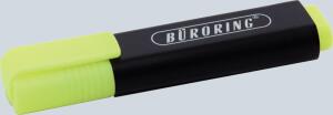 Büroring Textmarker, gelb, mit Keilspitze 2-5mm