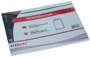 Versandtasche, C4, Haftklebung, weiß, 90g
