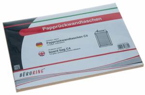 Versandtasche, C4, Papprückwand, Haftklebung, Natron, 110g