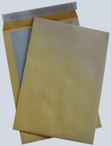 Versandtasche, C4, Papprückwand, Haftklebung, natron, 110g 125 Stück