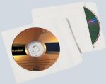 Büroring CD Hülle, Selbstklebend, weiß,...