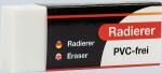 Büroring Radiergummi, weiß, 57 x 22 x 10mm