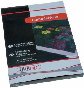 Büroring Laminierfolie, A4, 80mic