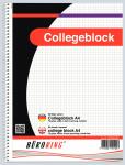 Büroring Collegeblock A4/80 Blatt kariert, holzfrei,...