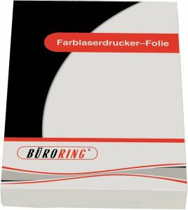 Büroring Kopier-und Laserdruckfolie A4, 100my, hitzebeständig