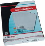 Büroring Aktenhüllen, genarbt, rot, Sichtmappe...