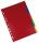 Büroring Register, A4, PP-Folie, 5-teilig, 5 Farben, 120 my