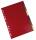 Büroring Register, A4, PP-Folie, 12-teilig, 2x6 Farben, 120 my