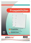 Büroring Prospekthülle A4 PP-Folie 60my genarbt