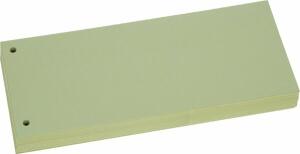 Trennstreifen grün, Sondermaß 105x228cm, 190g/qm Karton, gelocht